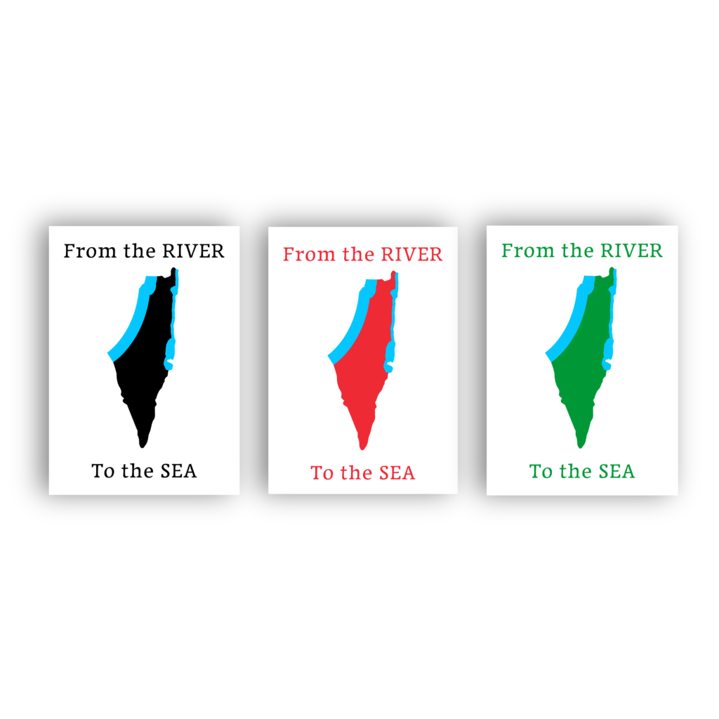 Sérigraphie "From the River to the Sea, Palestine will be free"